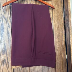 Talbots burgundy pant, Size 14 Curvy